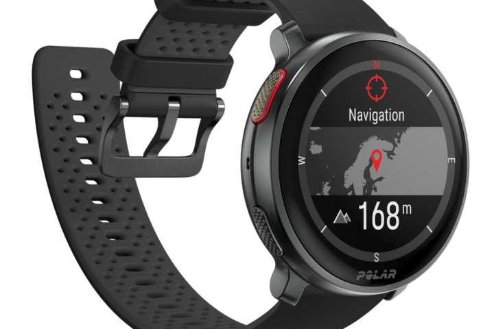 Polar Vantage V3 showing navigation screen