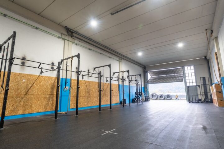 A CrossFit gym